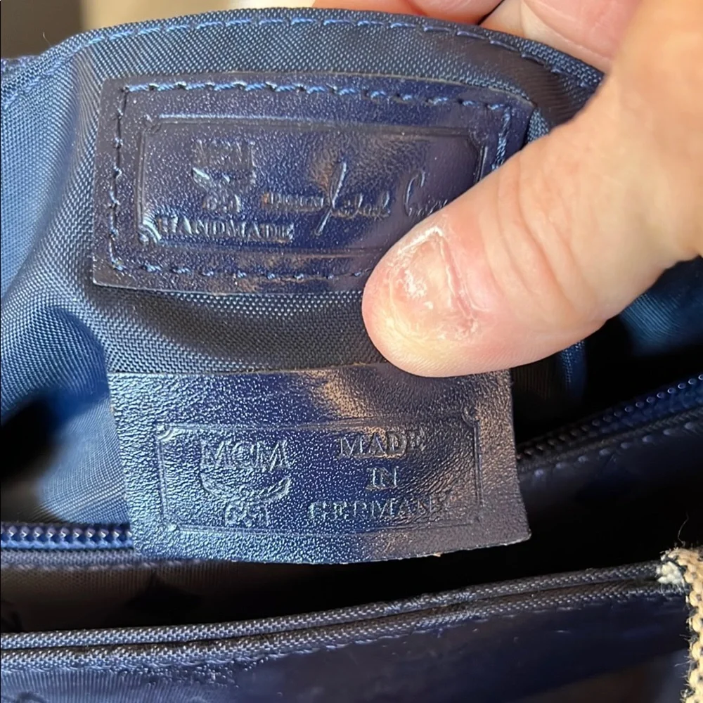 MCM Navy Blue Tote Bag - Picture 11 of 11